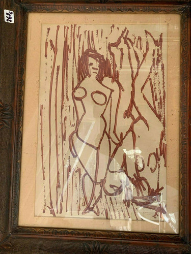 Mino maccari tempera 1950 - maccari,