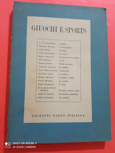 Giuochi sports eri mino - e,