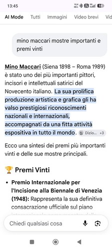 Mino maccari olio - maccari, cartone