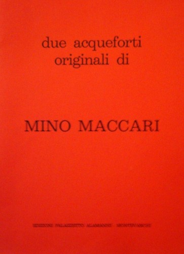 Mino maccari cartellina - mino, 2