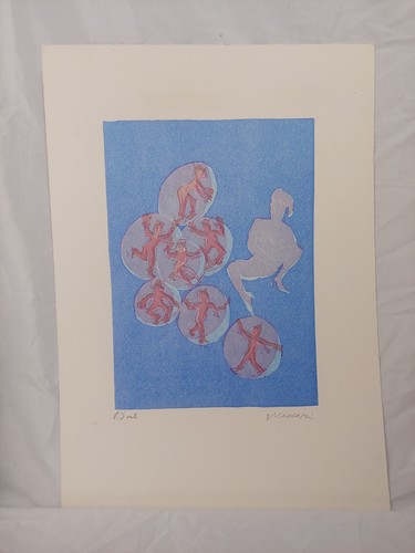 Mino maccari litografia prova - mino,